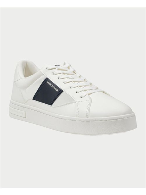 AX men's low sneakers with contrasting band ARMANI EXCHANGE | XUX241-XV911U388